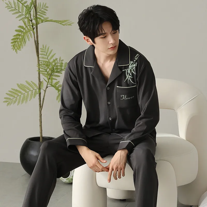 Qiao Ni Tong Pajama Set Men's Image Color-4