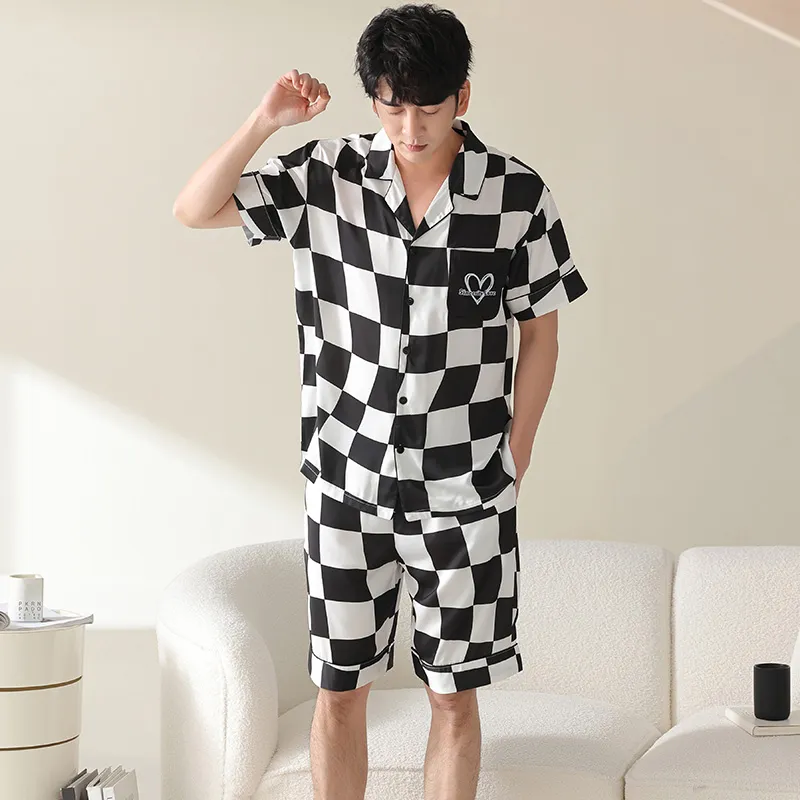 Qiao Ni Tong Pajama Set Men's Image Color-5