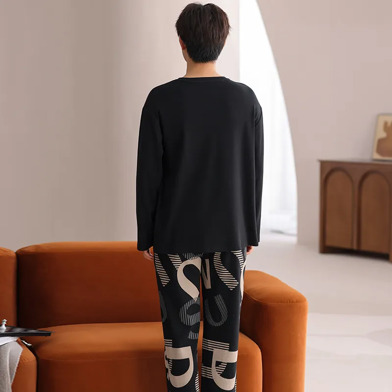 Qiao Ni Tong Pajama Set Men's Image Color-7
