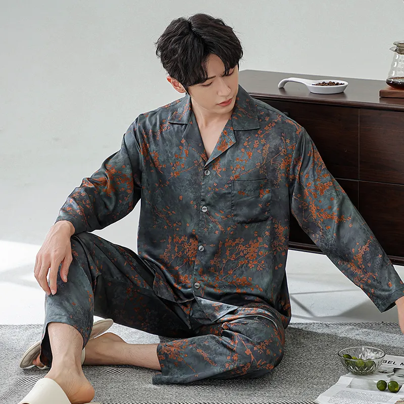 Qiao Ni Tong Pajama Set Men's Image Color-2