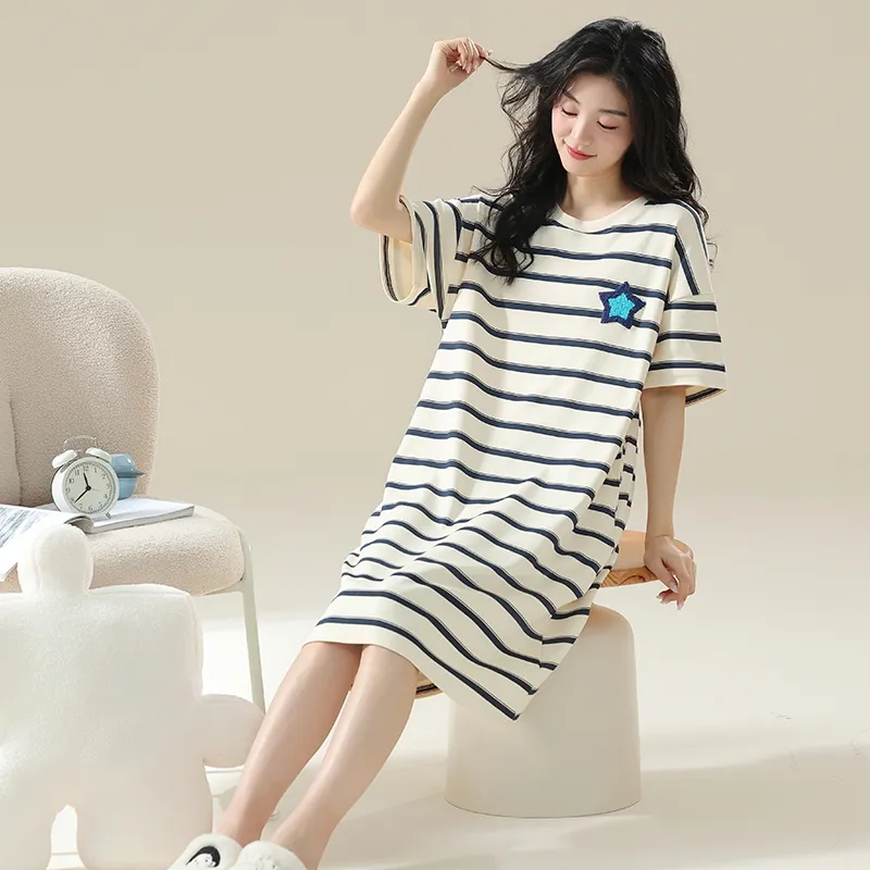 Qiao Ni Tong Women's Nightgowns-1