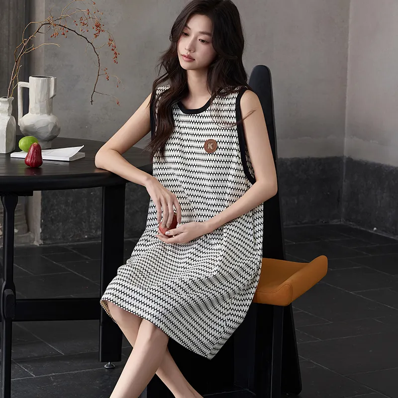 Qiao Ni Tong Nightgown Women's Image Color-2