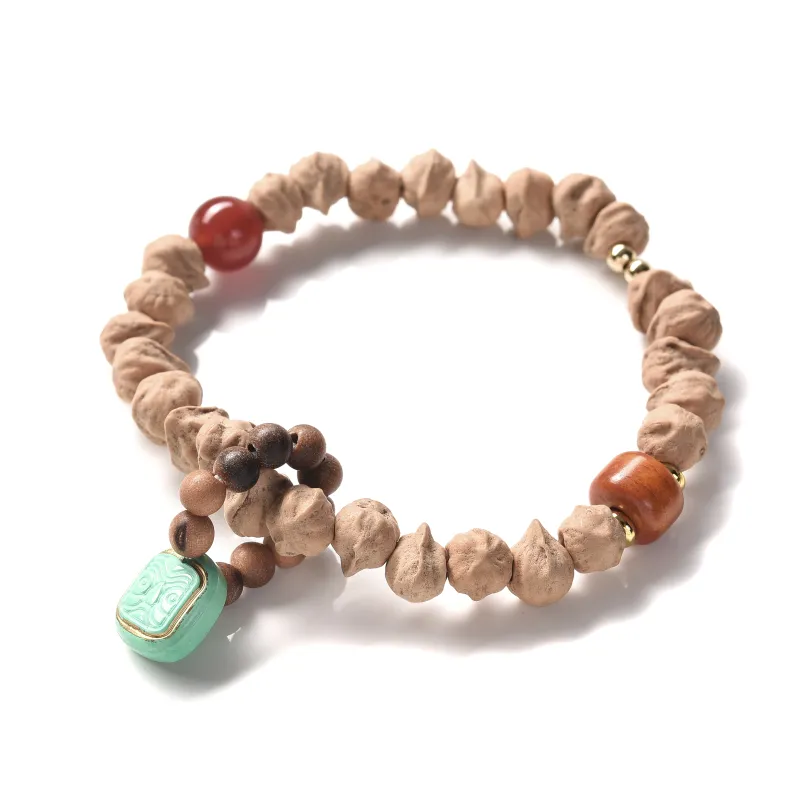 Abby's Wonderland Cacumen Platycladi Seeds Bracelets Unisex-1