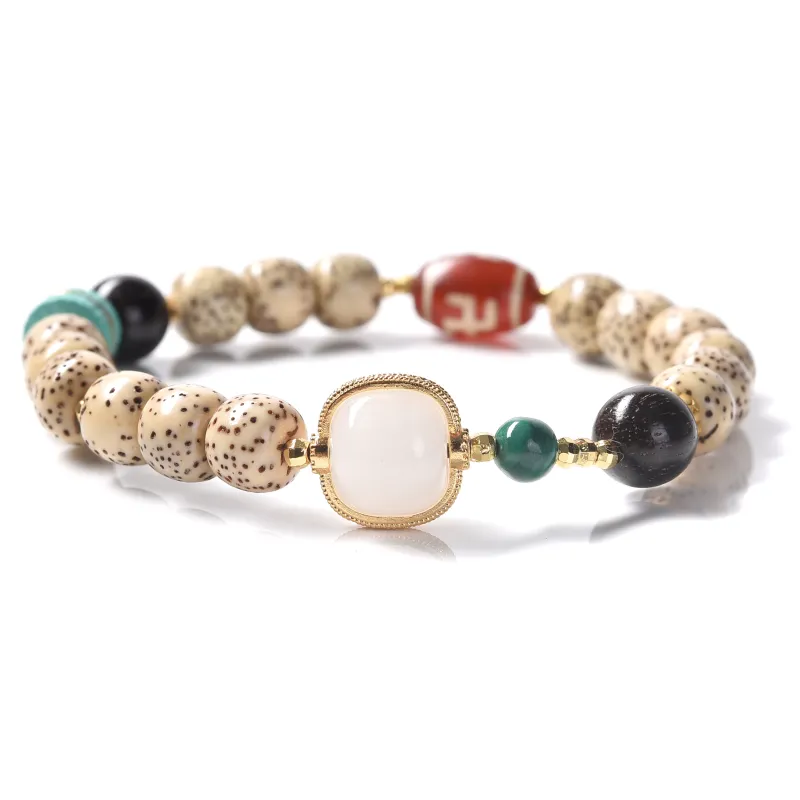 Abby's Wonderland Star Moon Bodhi Seeds Bracelets Unisex-1