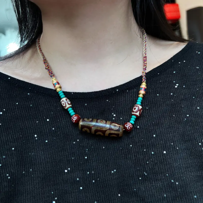 Abby's Wonderland Agate Jade Necklaces Unisex-7
