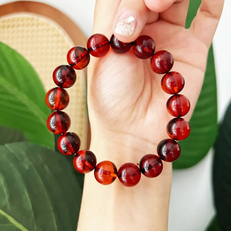 Abby's Wonderland Amber Jade Bracelets Unisex-3