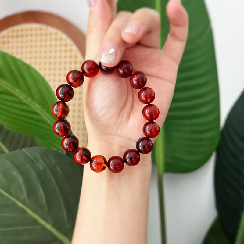 Abby's Wonderland Amber Jade Bracelets Unisex-5