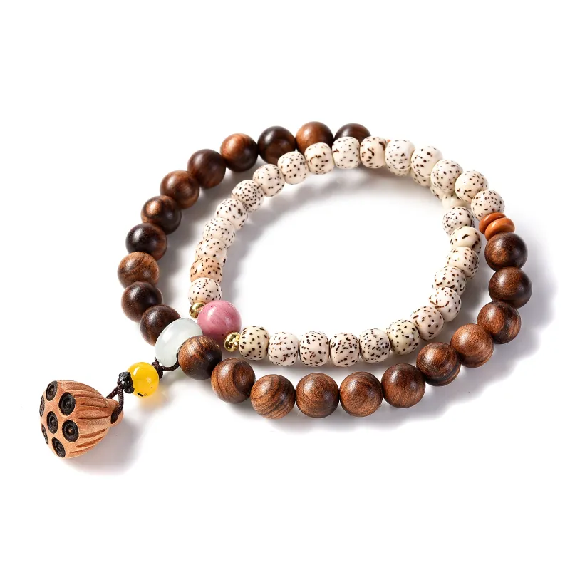 Abby's Wonderland Star Moon Bodhi Seeds Bracelets Unisex-2