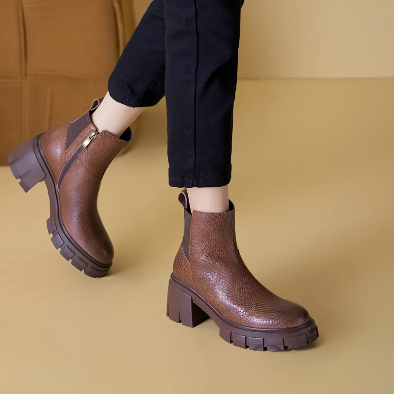 MARINO FABIANI Ankle Boots Women's Brown-4