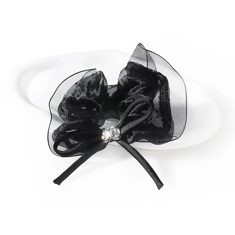 ROYALSASA Faux Crystal Hair Tie Women's-6