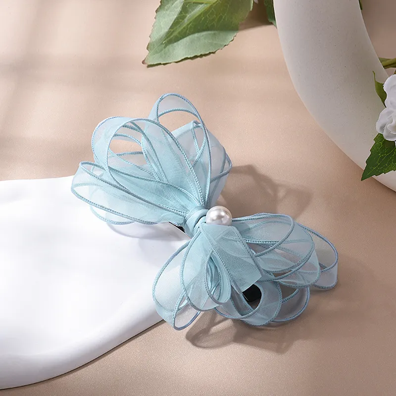 ROYALSASA Faux Pearl Hair Clips Women's-2