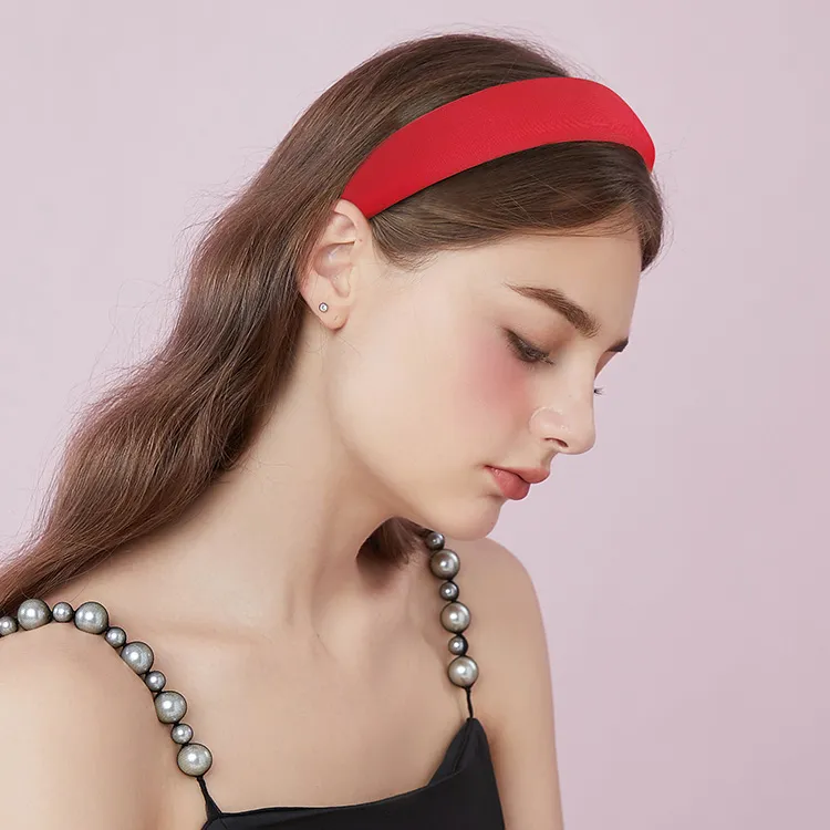 ROYALSASA Polyester Acrylic Headbands Women's-4