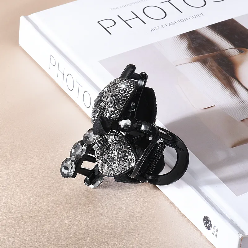 ROYALSASA Faux Crystal, Acrylic Claw Clip Hair Claw Clip Women's-7