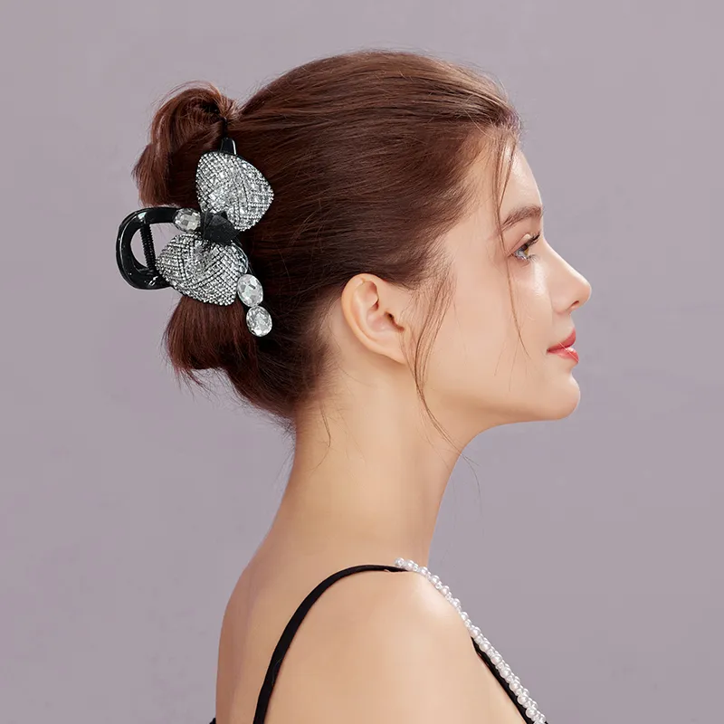 ROYALSASA Faux Crystal, Acrylic Claw Clip Hair Claw Clip Women's-1