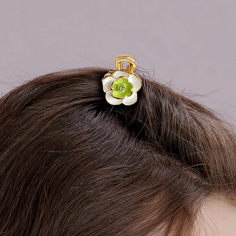 ROYALSASA Alloy Imitation Crystal Hair Clips Women's-1