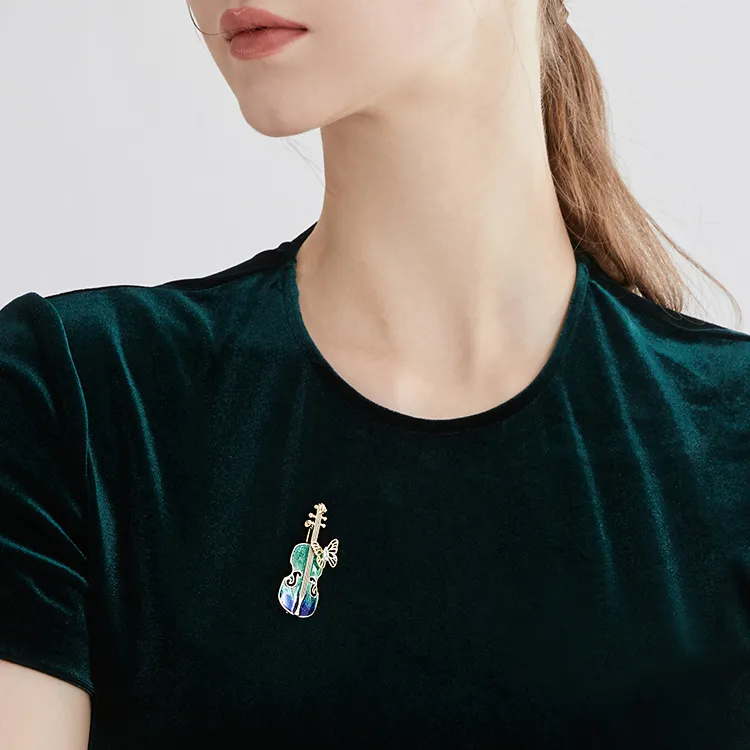 ROYALSASA Alloy, Gold Plated, Silver Plated Brooches Women's-3