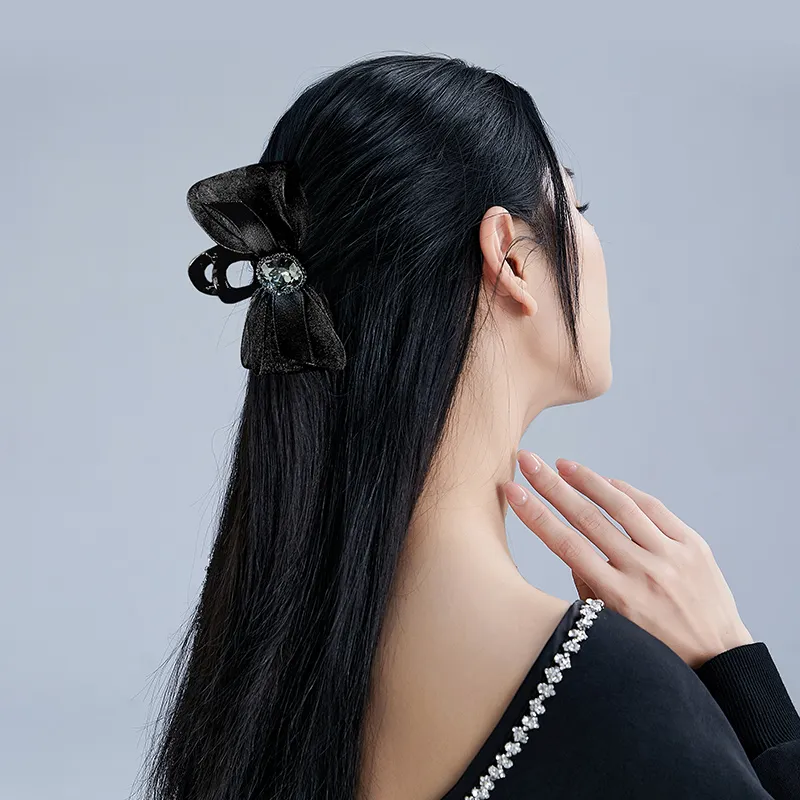 UNABERRY Silk Chiffon Hair Clips Women's-4
