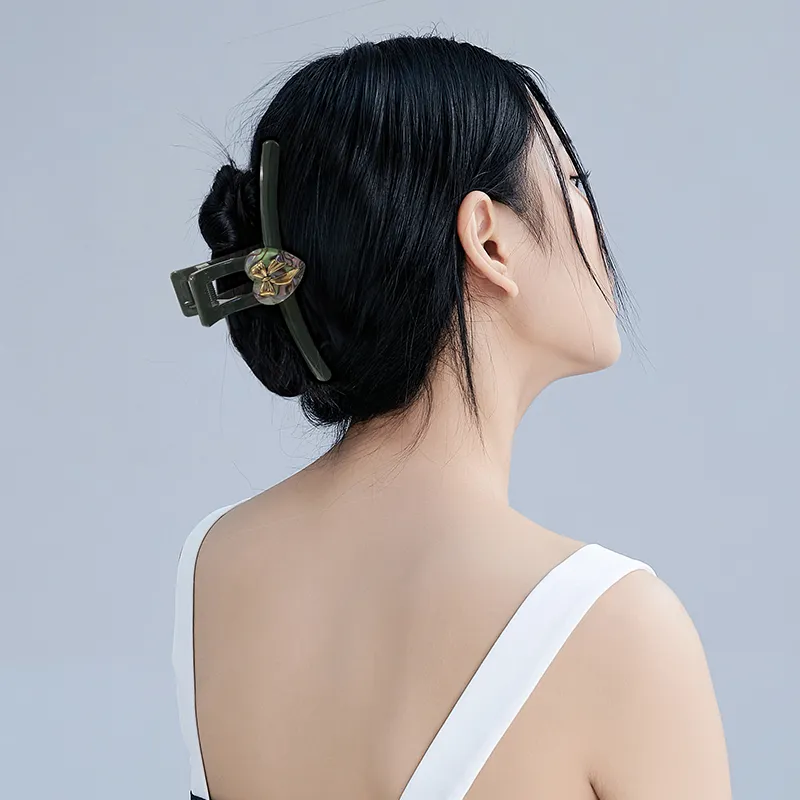UNABERRY Acrylic Hair Clips Women's-4