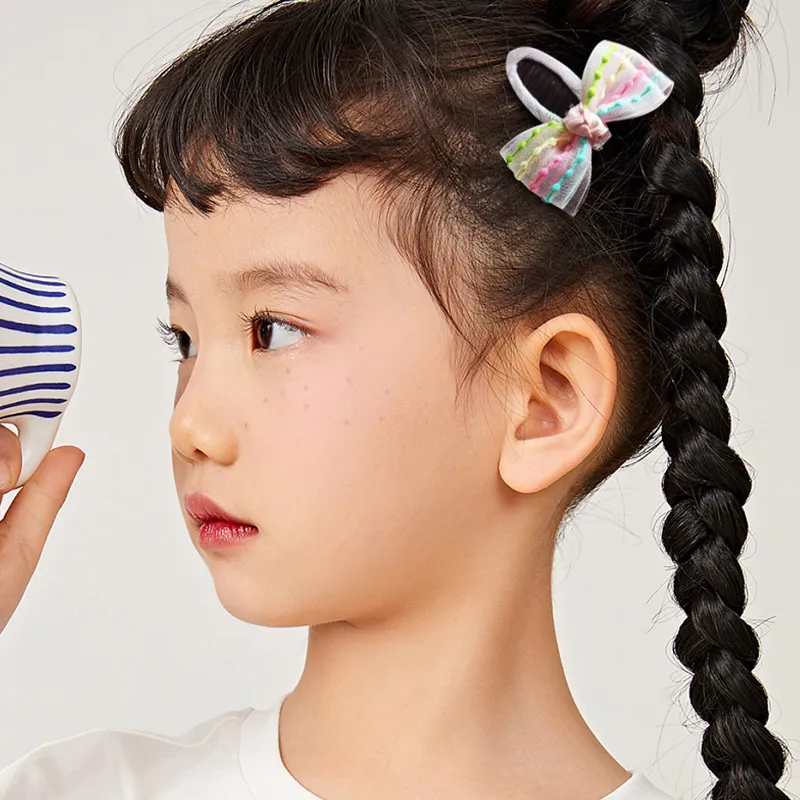 ROYALSASA Silk Chiffon Hair Ties Kids'-3
