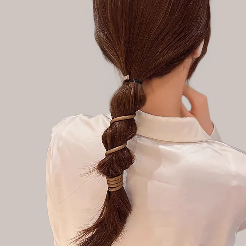 ROYALSASA Rubber Band Hair Tie Women's-1
