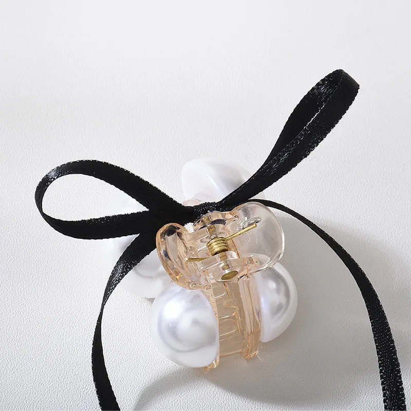 ROYALSASA Acrylic Beads Hair Claw Clip Women's-3