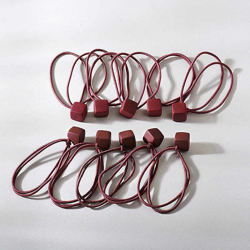 ROYALSASA Rubber Band, Acrylic Accessories Hair Tie Women's-1