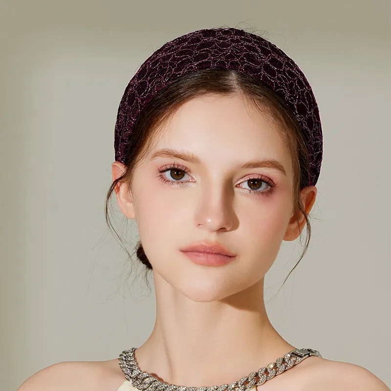 ROYALSASA Silk Chiffon Headbands Women's-8