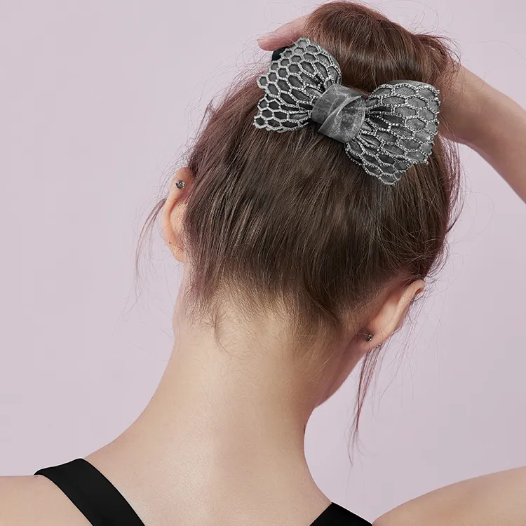 ROYALSASA Polyester, Faux Crystal Hair Tie Women's-1