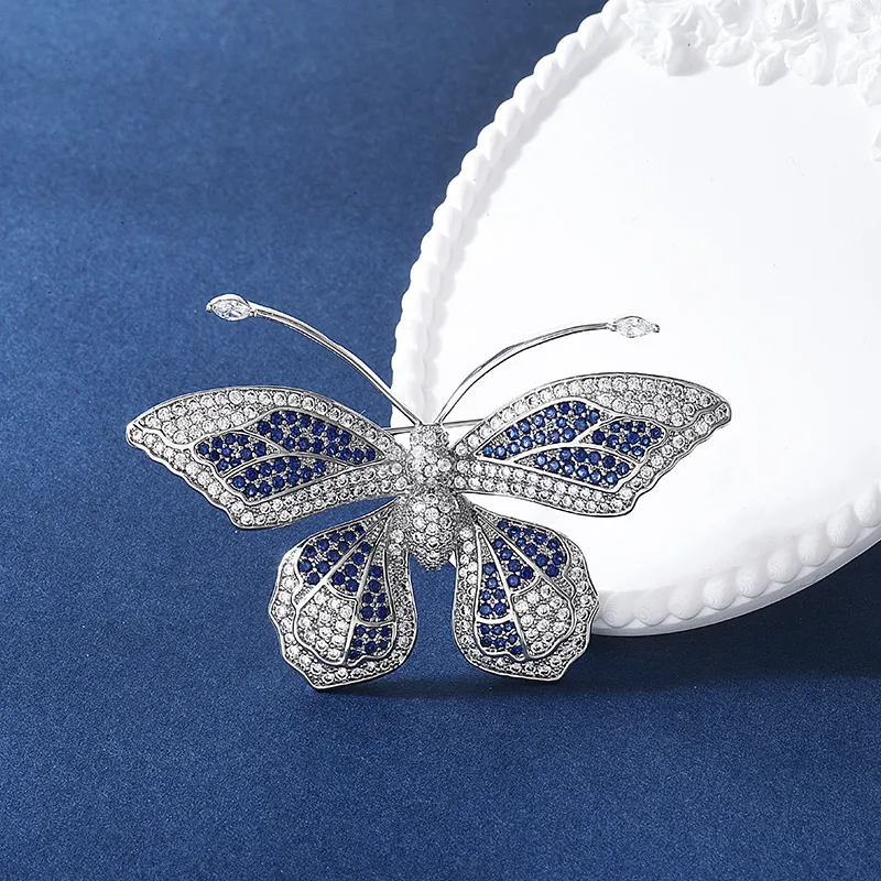 ROYALSASA Faux Crystal Brooches Women's-4