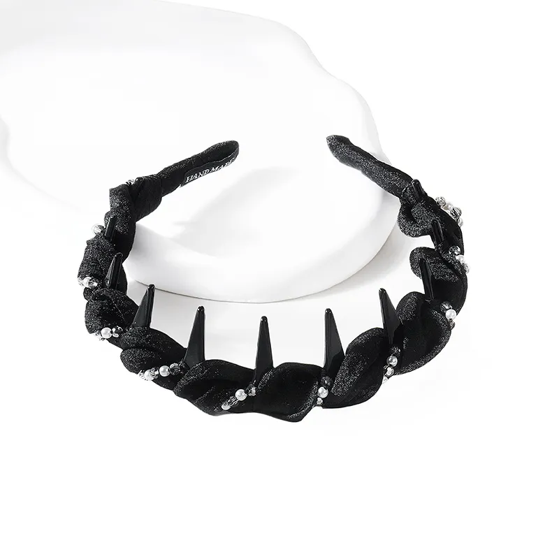 ROYALSASA Silk Chiffon Headbands Women's-1