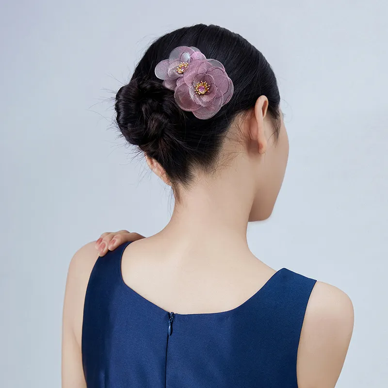 ROYALSASA Silk Chiffon Hair Brush Women's-6
