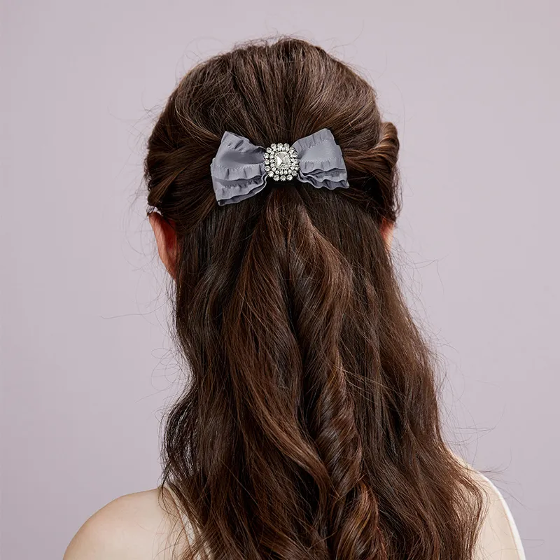 ROYALSASA Polyester Faux Crystal Hair Tie Women's-4