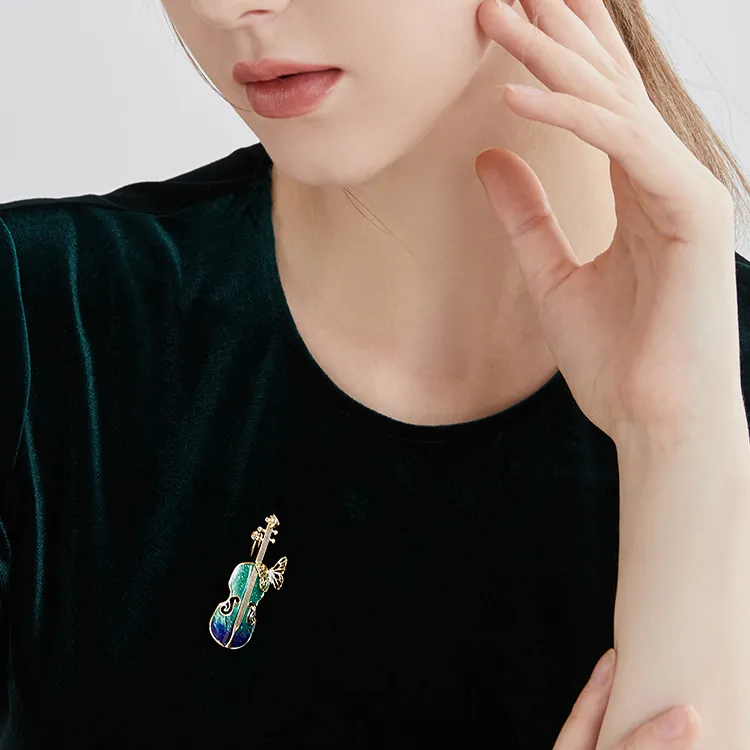 ROYALSASA Alloy, Gold Plated, Silver Plated Brooches Women's-2