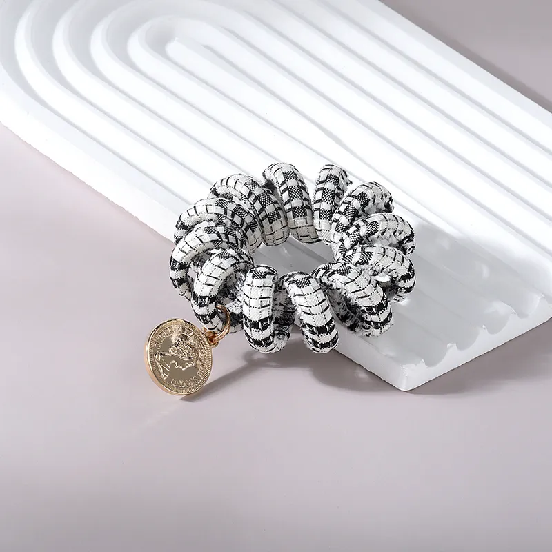 ROYALSASA Polyester Alloy Accessories Hair Tie Women's-4