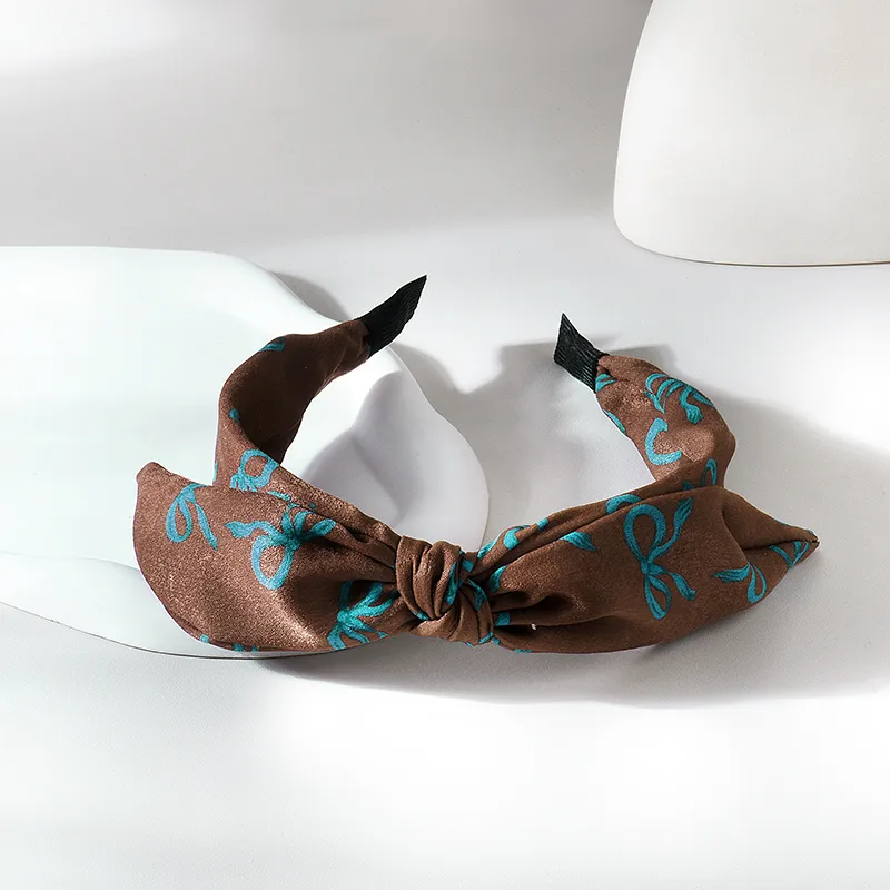 ROYALSASA Silk Chiffon Headbands Women's-2
