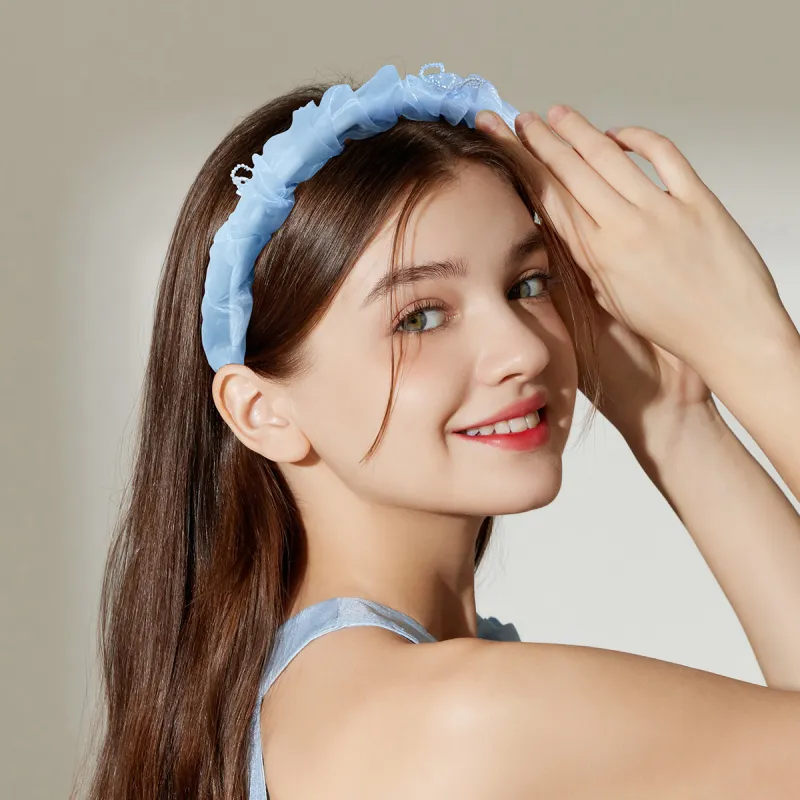 ROYALSASA Faux Crystal Headbands Women's-2