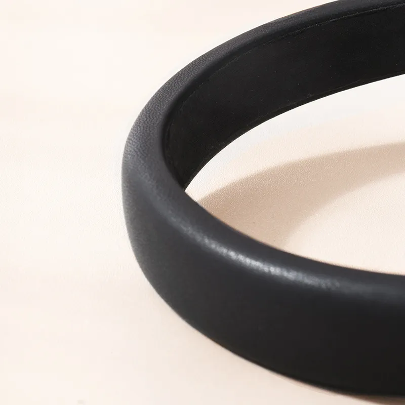 UNABERRY PU Acrylic Hair Ties Headbands Women's-6
