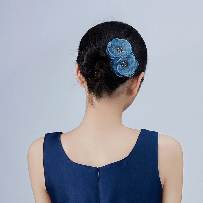 ROYALSASA Silk Chiffon Hair Brush Women's-2