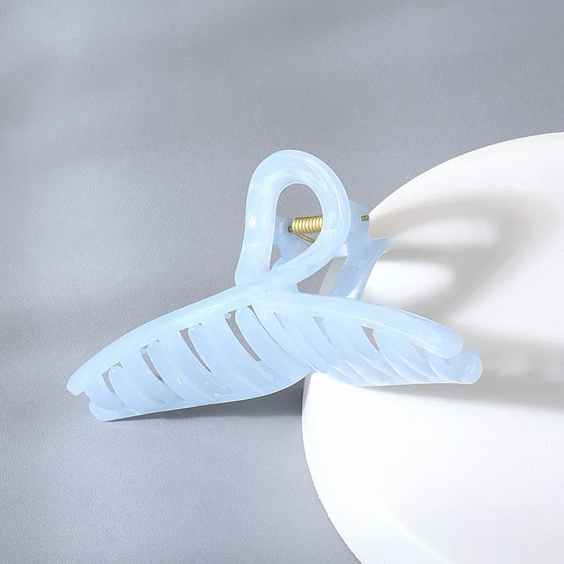 ROYALSASA Acrylic Hair Claw Clip Women's-3