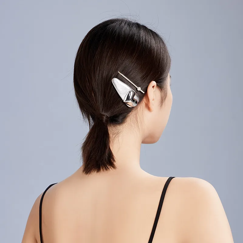 UNABERRY Hair Clips Women's Silver-1