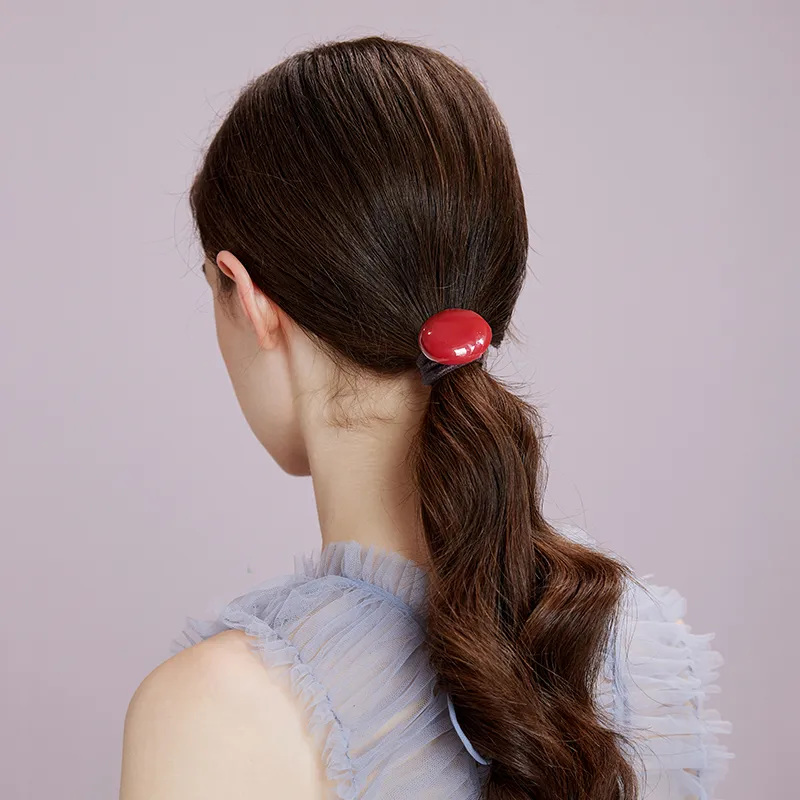 ROYALSASA Acrylic Accessories Hair Tie Women's-1