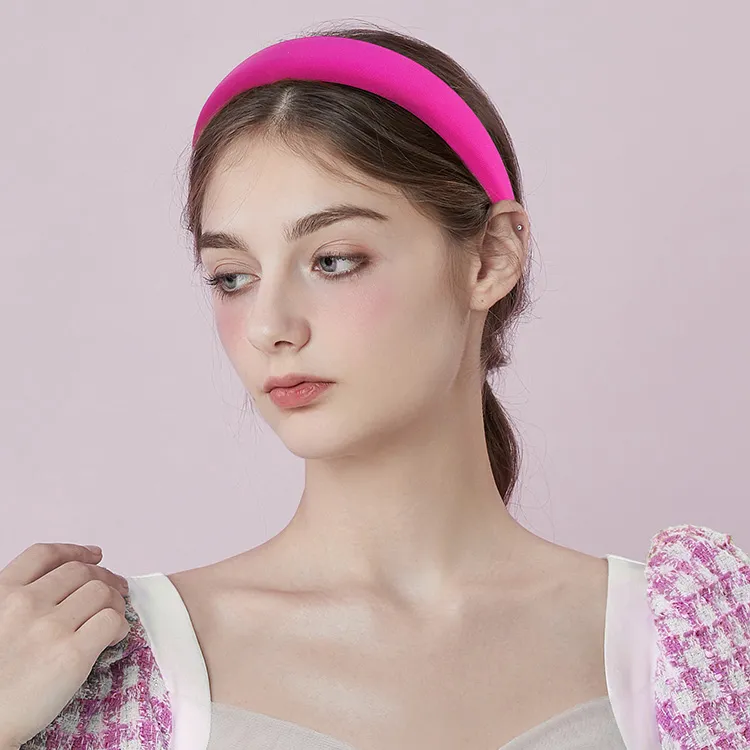 ROYALSASA Polyester Acrylic Headbands Women's-11