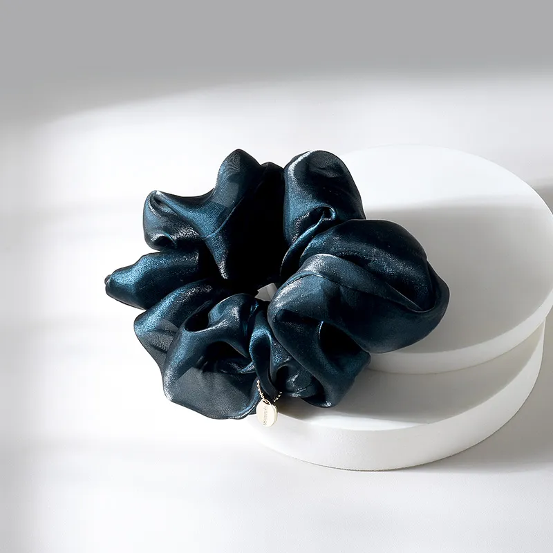 ROYALSASA Silk Chiffon Hair Tie Women's-6