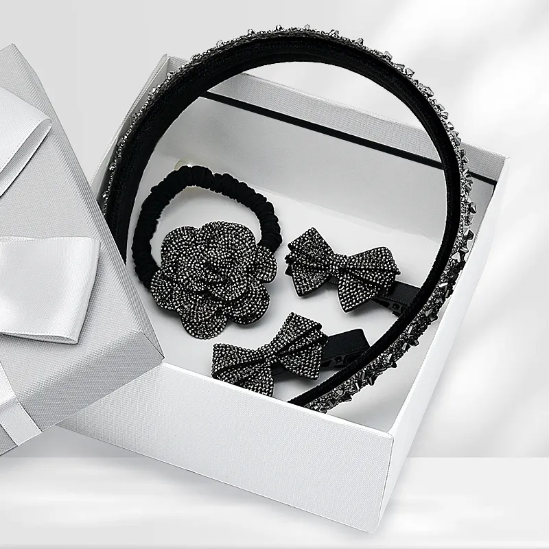 ROYALSASA Faux Crystal Headbands Women's-1