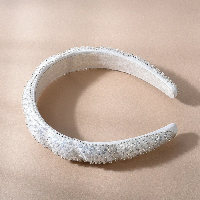 ROYALSASA Acrylic Beads, Acrylic Headband Headbands Women's-5