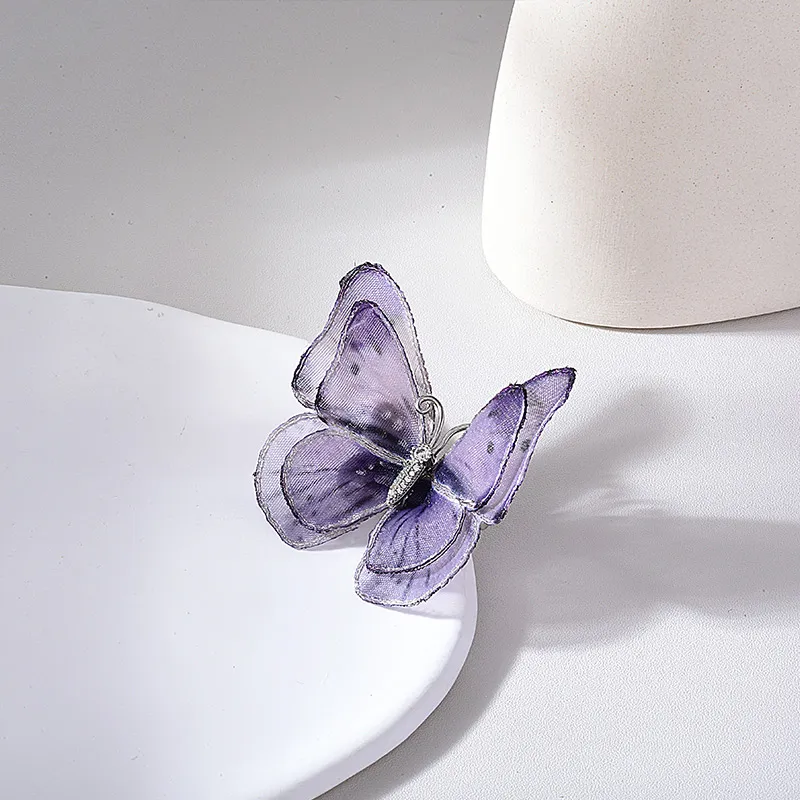 ROYALSASA Silk Chiffon Brooches Women's-6
