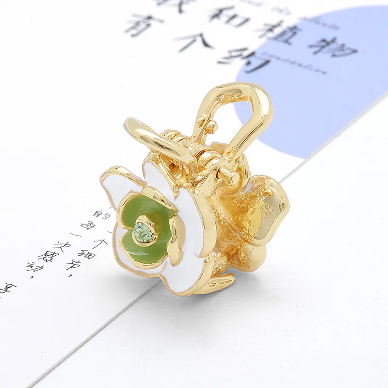 ROYALSASA Alloy Imitation Crystal Hair Clips Women's-4