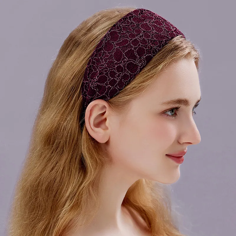 ROYALSASA Silk Chiffon Headbands Women's-7