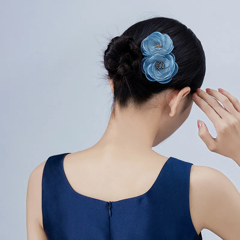 ROYALSASA Silk Chiffon Hair Brush Women's-1