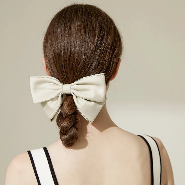 ROYALSASA Polyester, Faux Crystal Hair Clips Women's-1